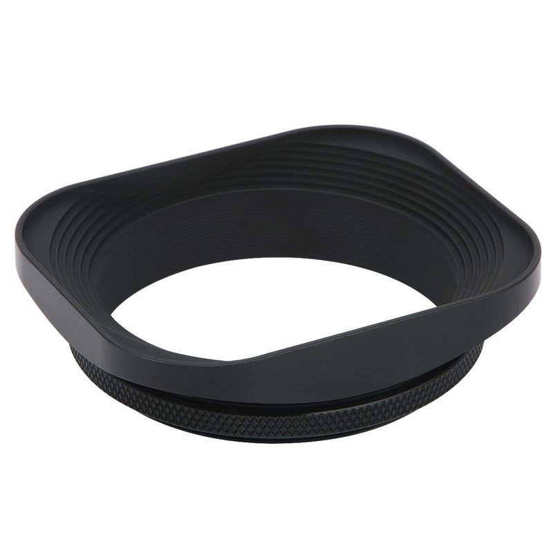 Haoge LH-B55T 55mm Square Metal Screw-in Lens Hood with Cap for Leica APO-Summicron-M 90mm f/2 ASPH E55, Summicron-R 50mm f2 E55, Summilux-R 50mm f/1.4 E55, Elmarit-R 28mm f2.8 35mm f/2.8 E55 Lens - Image 3